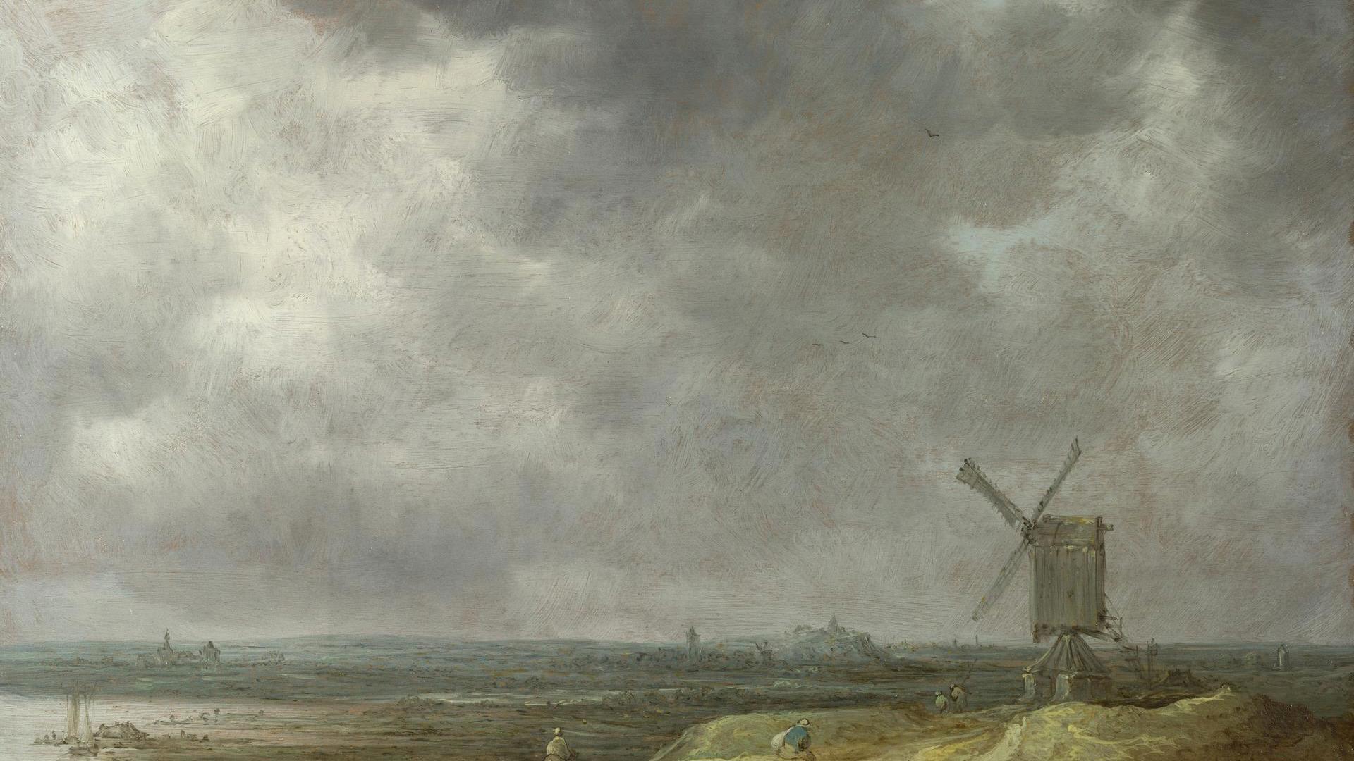 A Windmill by a River by Jan van Goyen