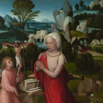 The Magdalen in a Landscape