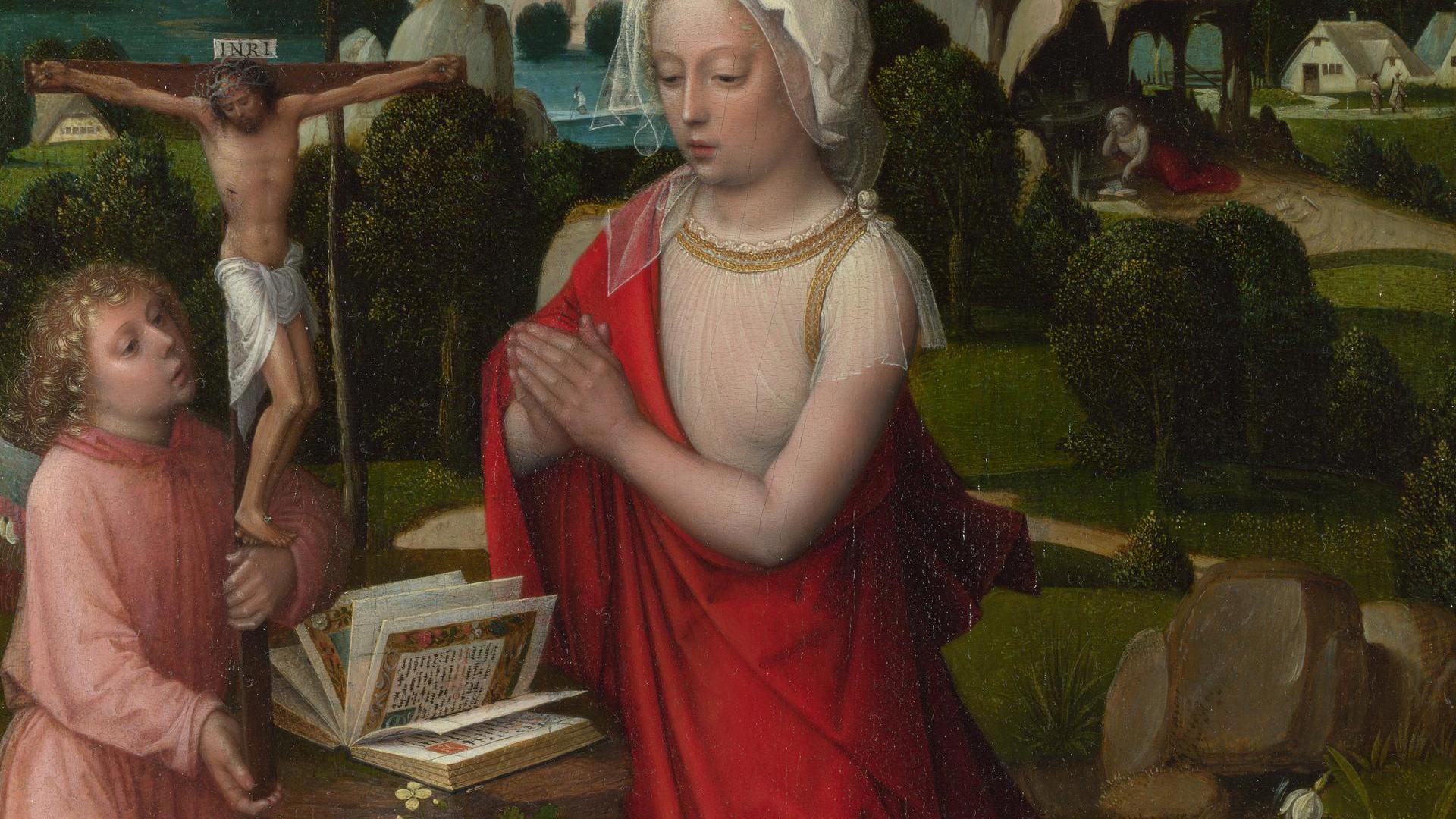 The Magdalen in a Landscape by Albert Cornelis