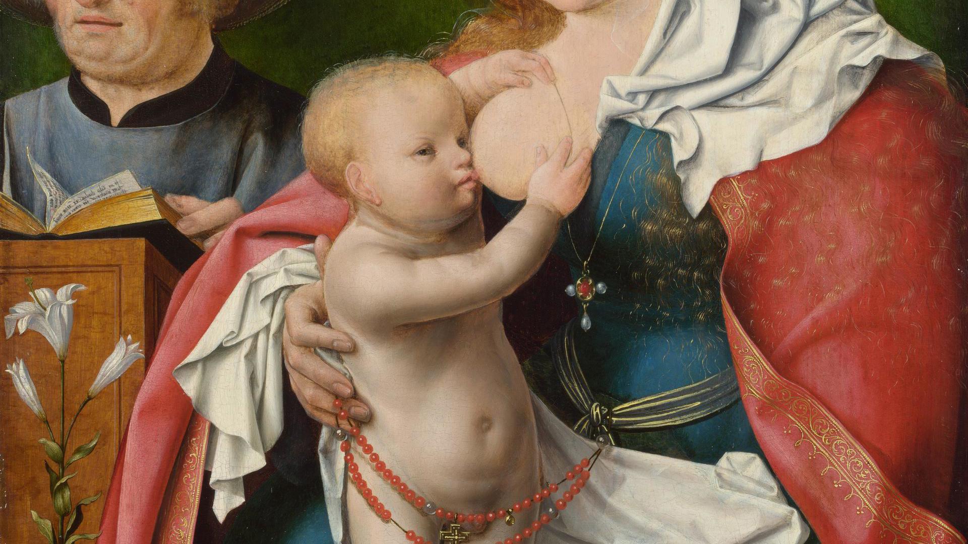 The Holy Family by Workshop of Joos van Cleve