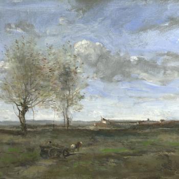 A Wagon in the Plains of Artois