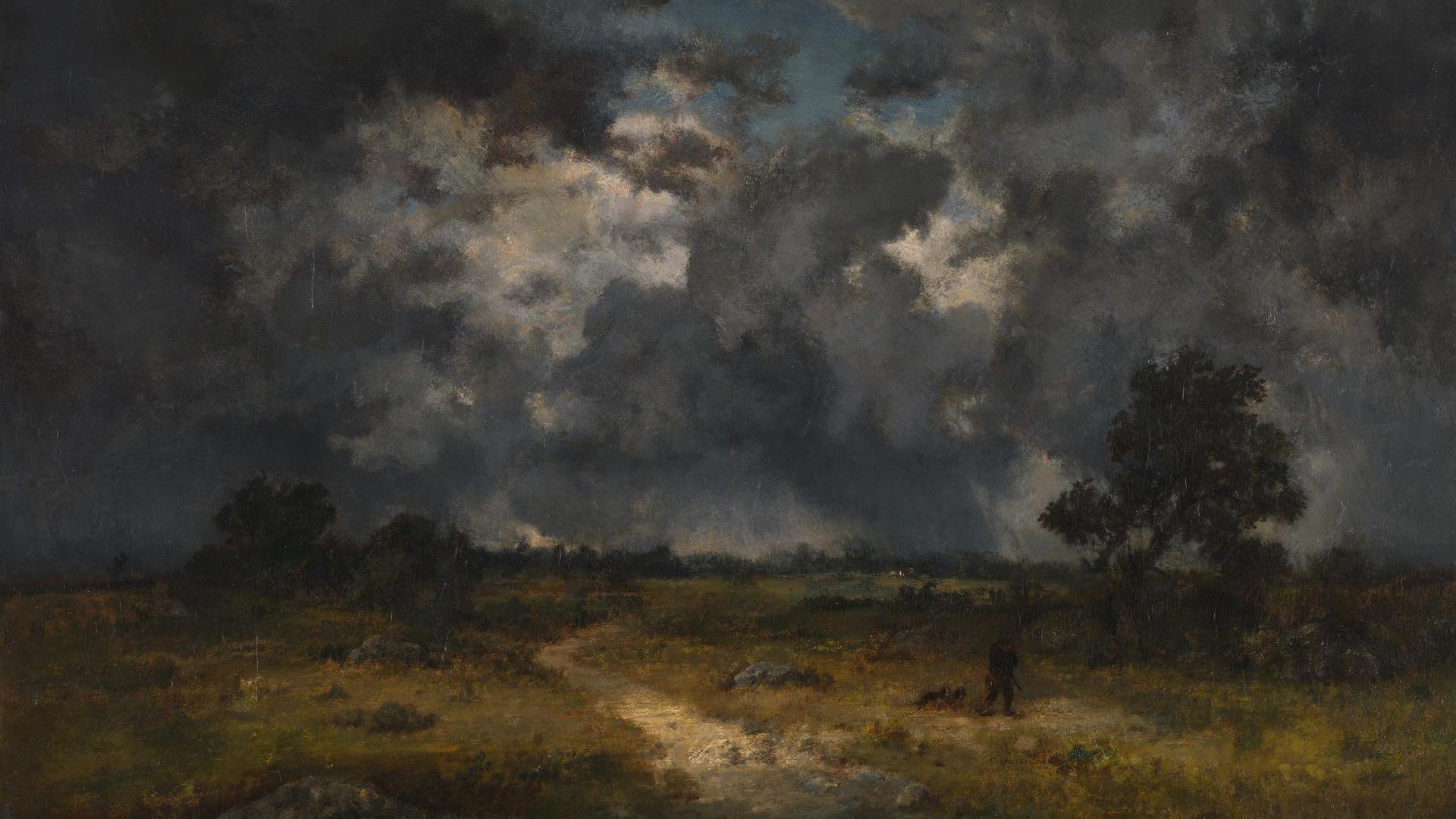 The Storm by Narcisse-Virgilio Diaz de la Peña