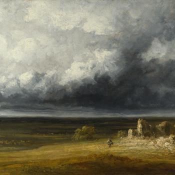 Stormy Landscape with Ruins on a Plain