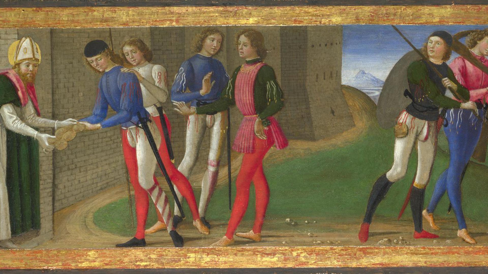 A Legend of Saints Justus and Clement of Volterra by Domenico Ghirlandaio