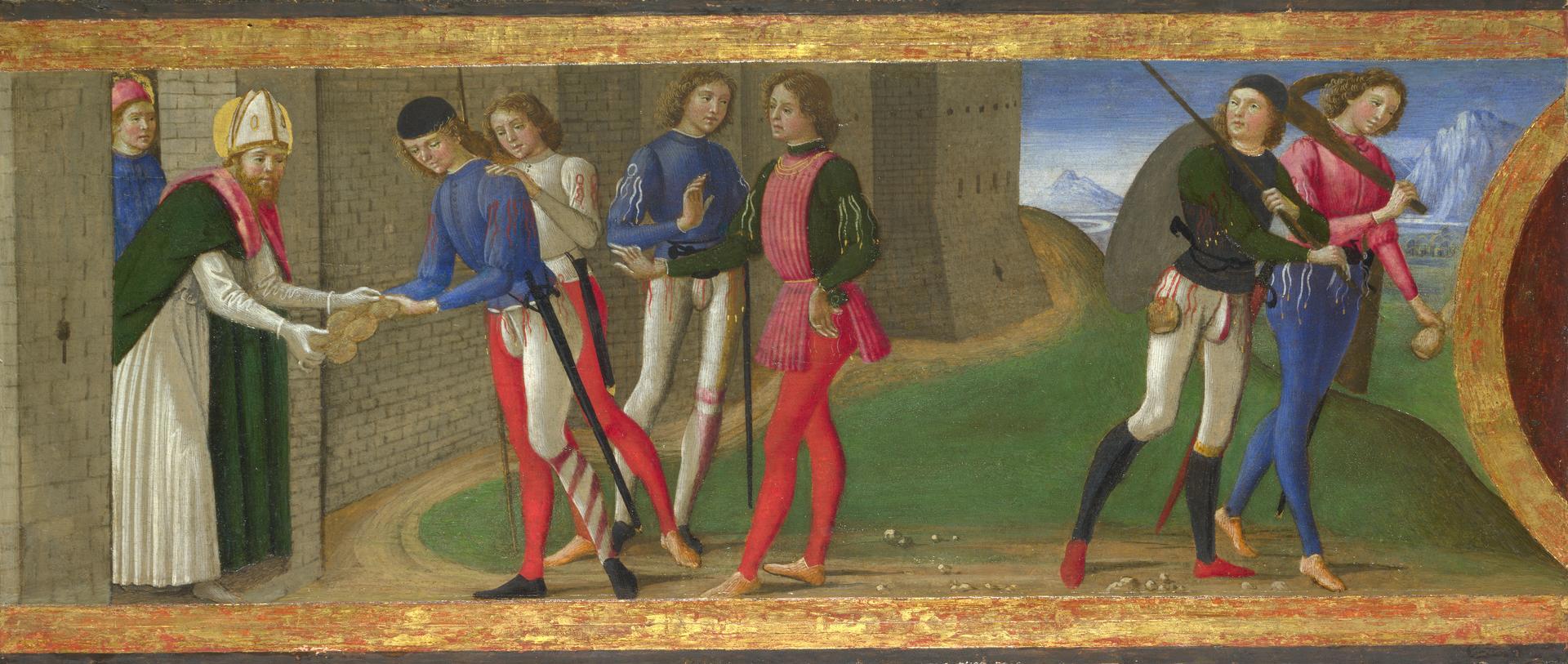 A Legend of Saints Justus and Clement of Volterra by Domenico Ghirlandaio