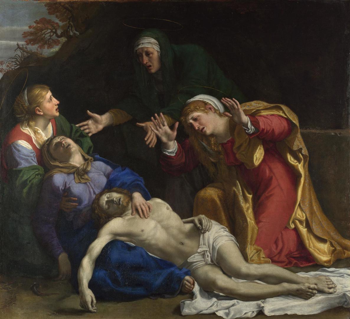 The Dead Christ Mourned ('The Three Maries') by Annibale Carracci