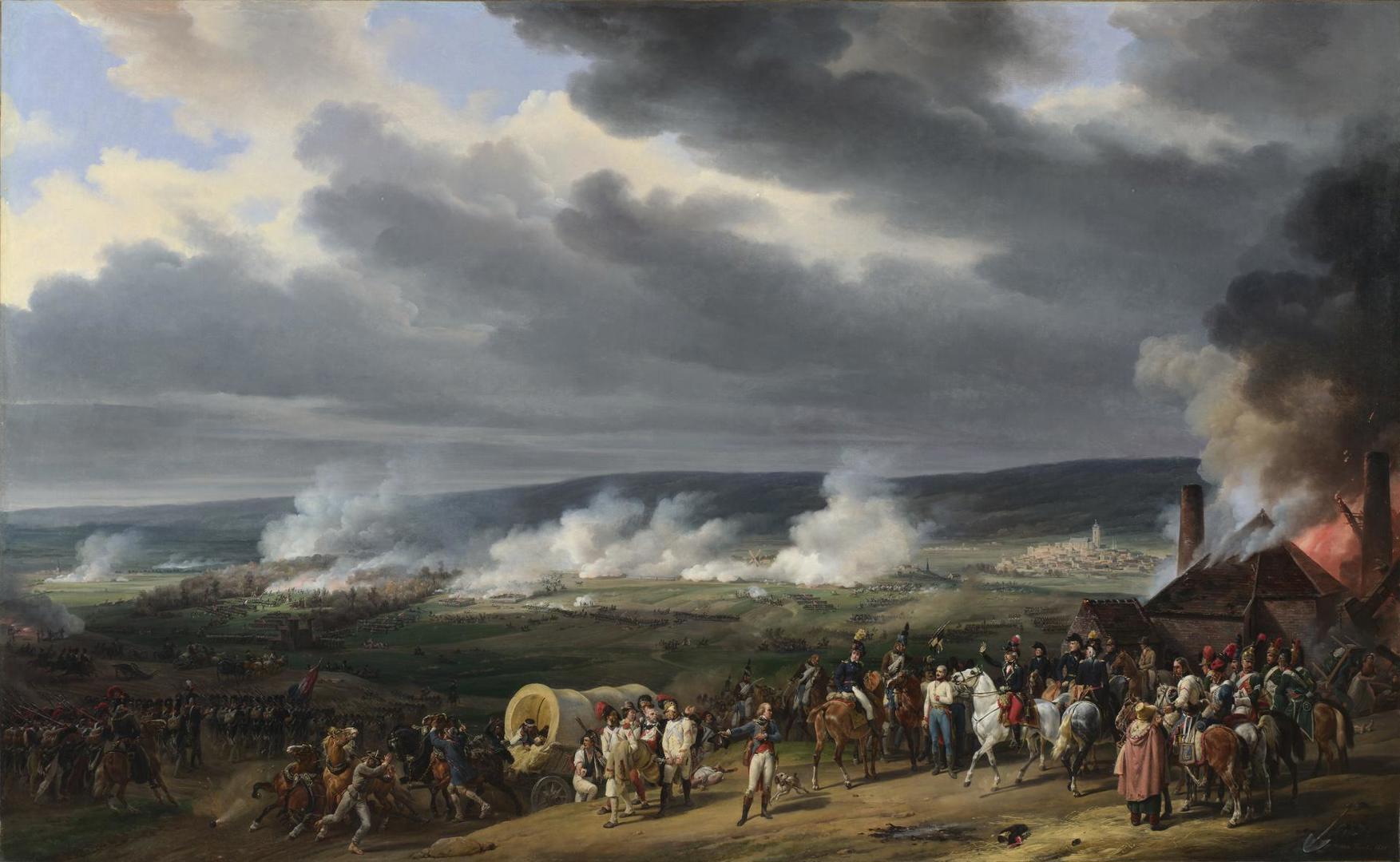 The Battle of Jemappes by Emile-Jean-Horace Vernet