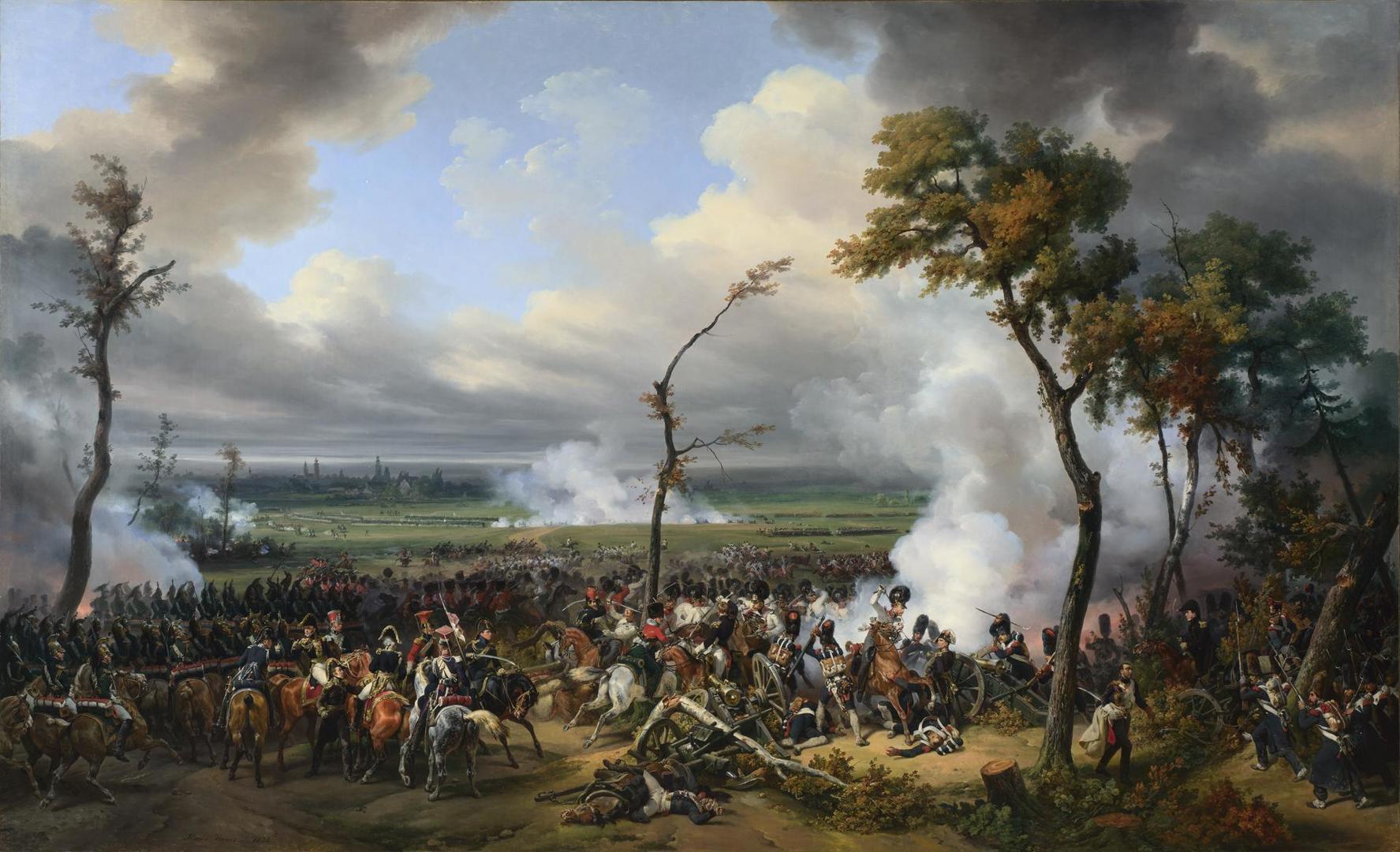 The Battle of Hanau by Emile-Jean-Horace Vernet