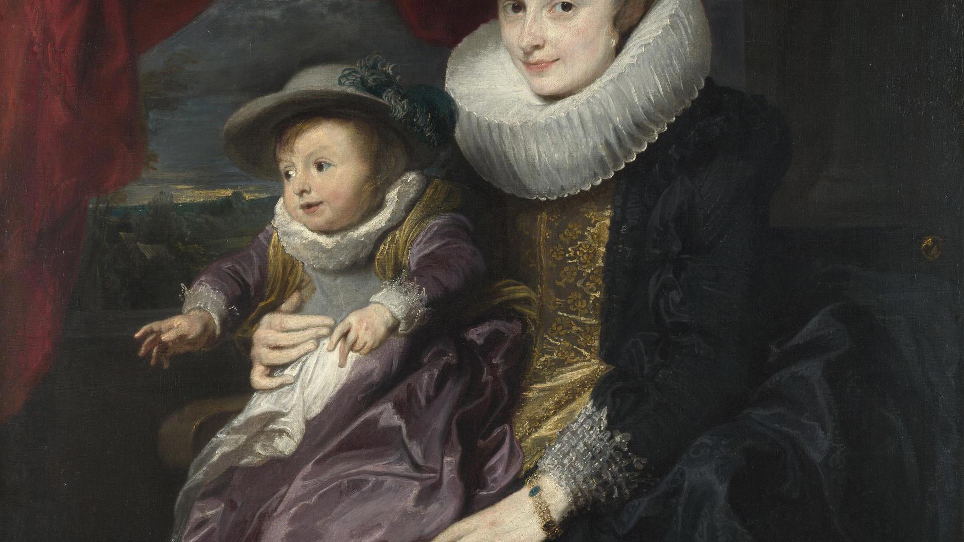 Portrait of a Woman and Child by Anthony van Dyck