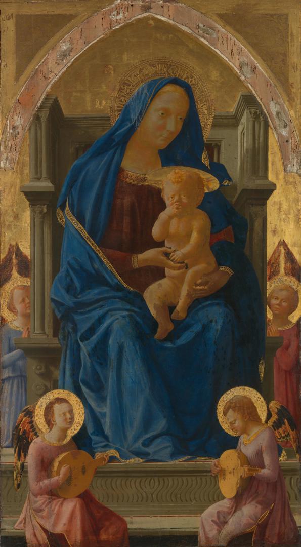 The Virgin and Child by Masaccio