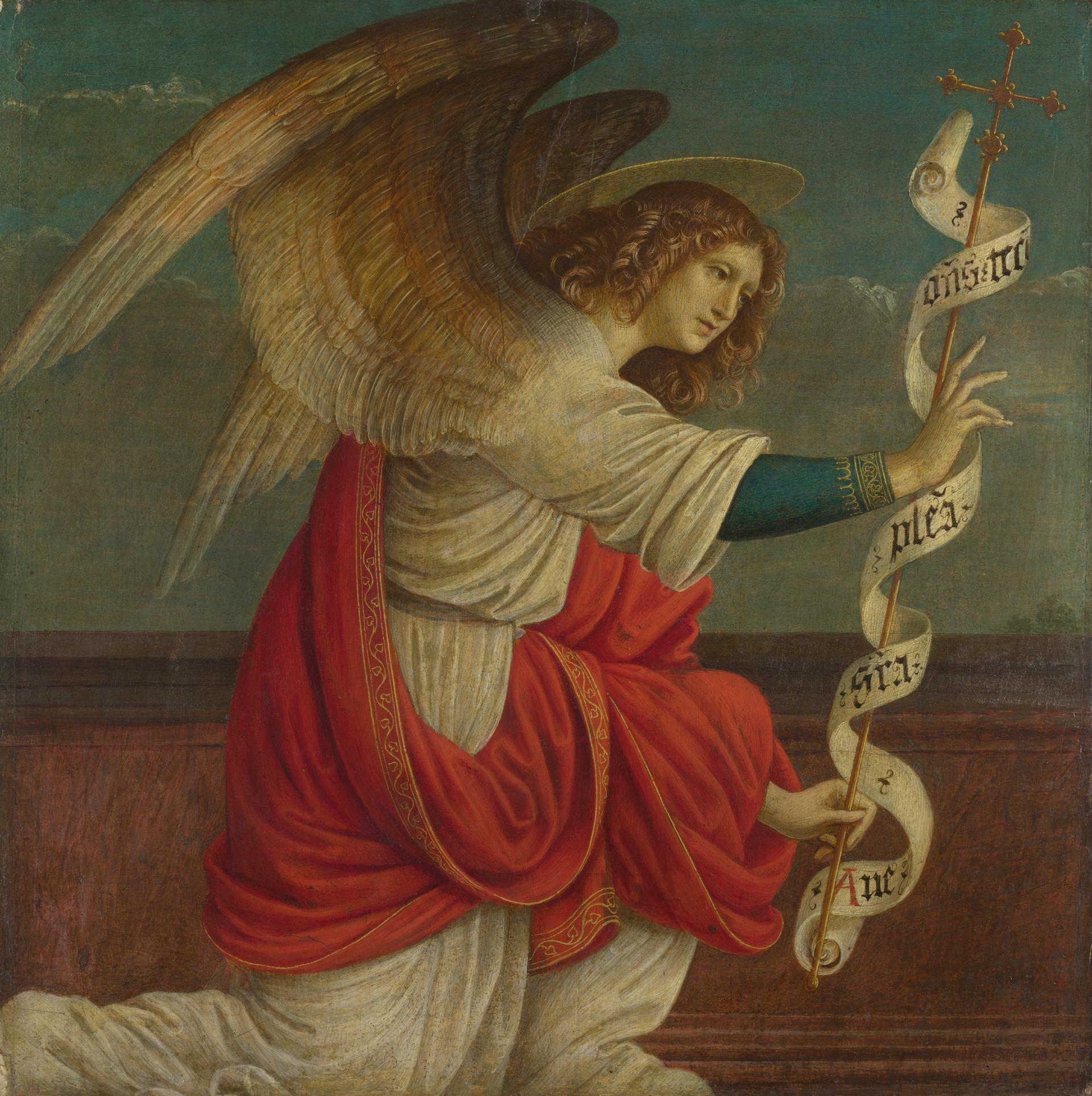 Gaudenzio Ferrari | The Annunciation: The Angel Gabriel | NG3068.1 |  National Gallery, London