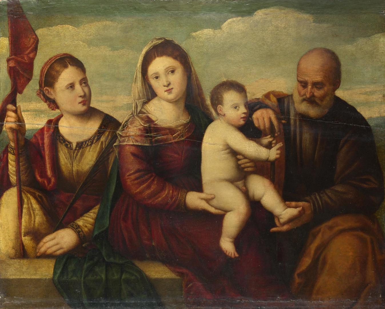 The Madonna and Child with Saints by Bernardino Licinio
