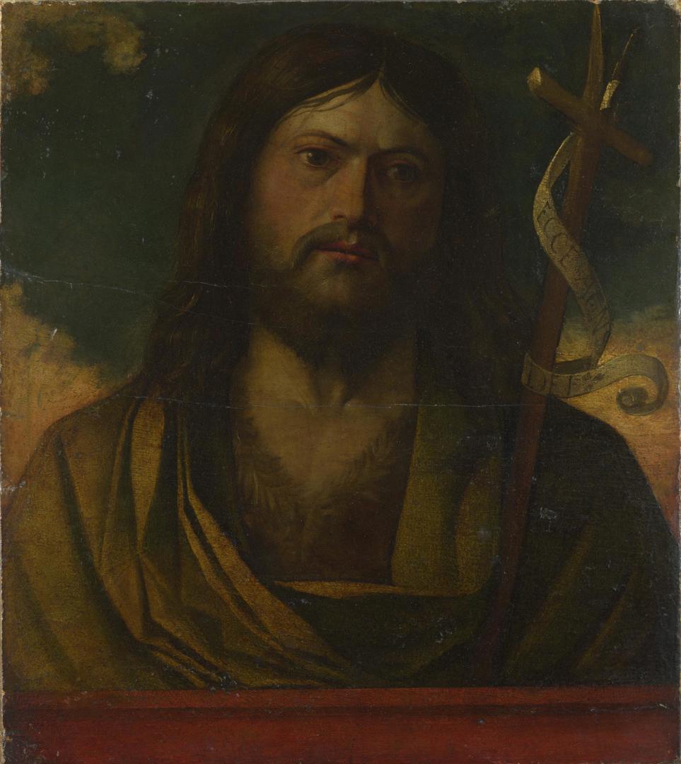 Saint John the Baptist by Probably by Giovanni Buonconsiglio