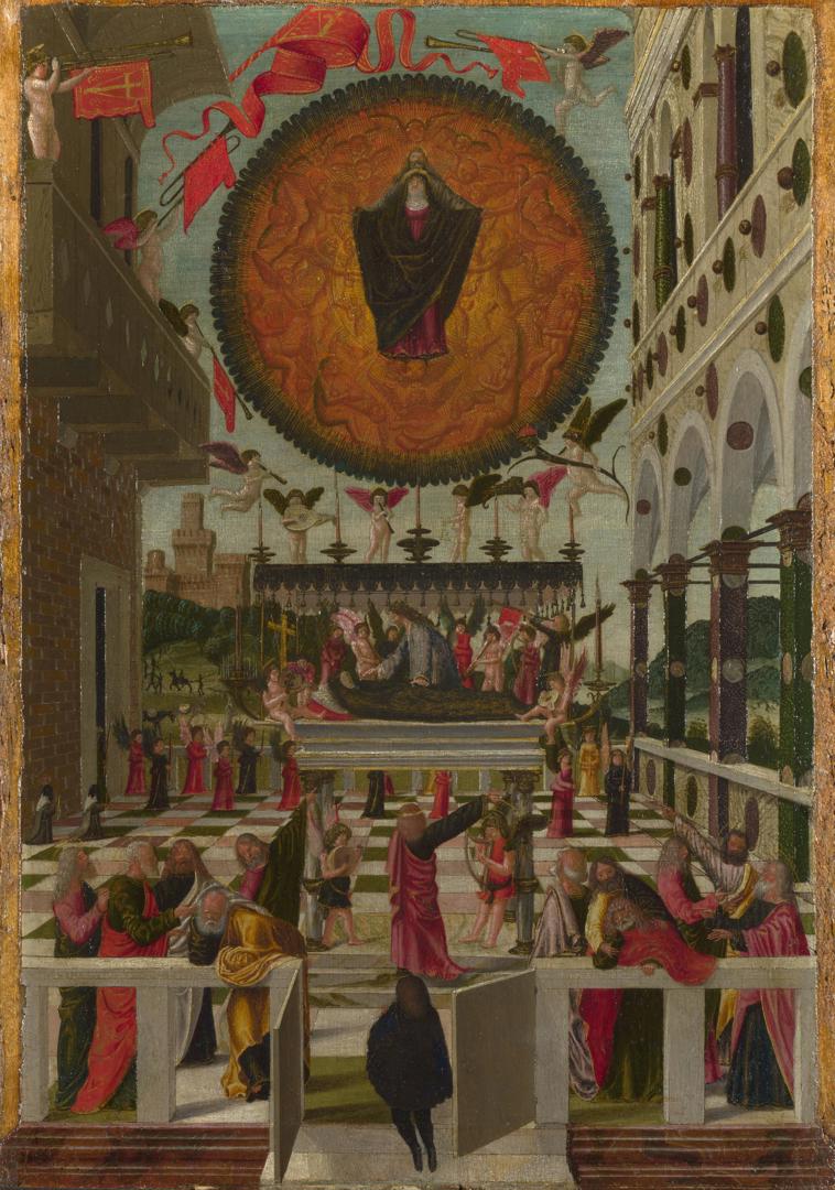 The Dormition and Assumption of the Virgin by Gerolamo da Vicenza