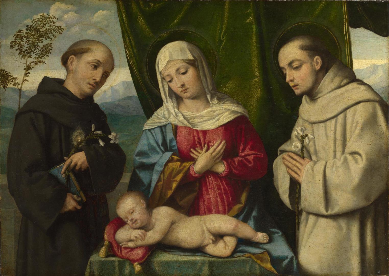 The Madonna and Child with Saints by Italian, North