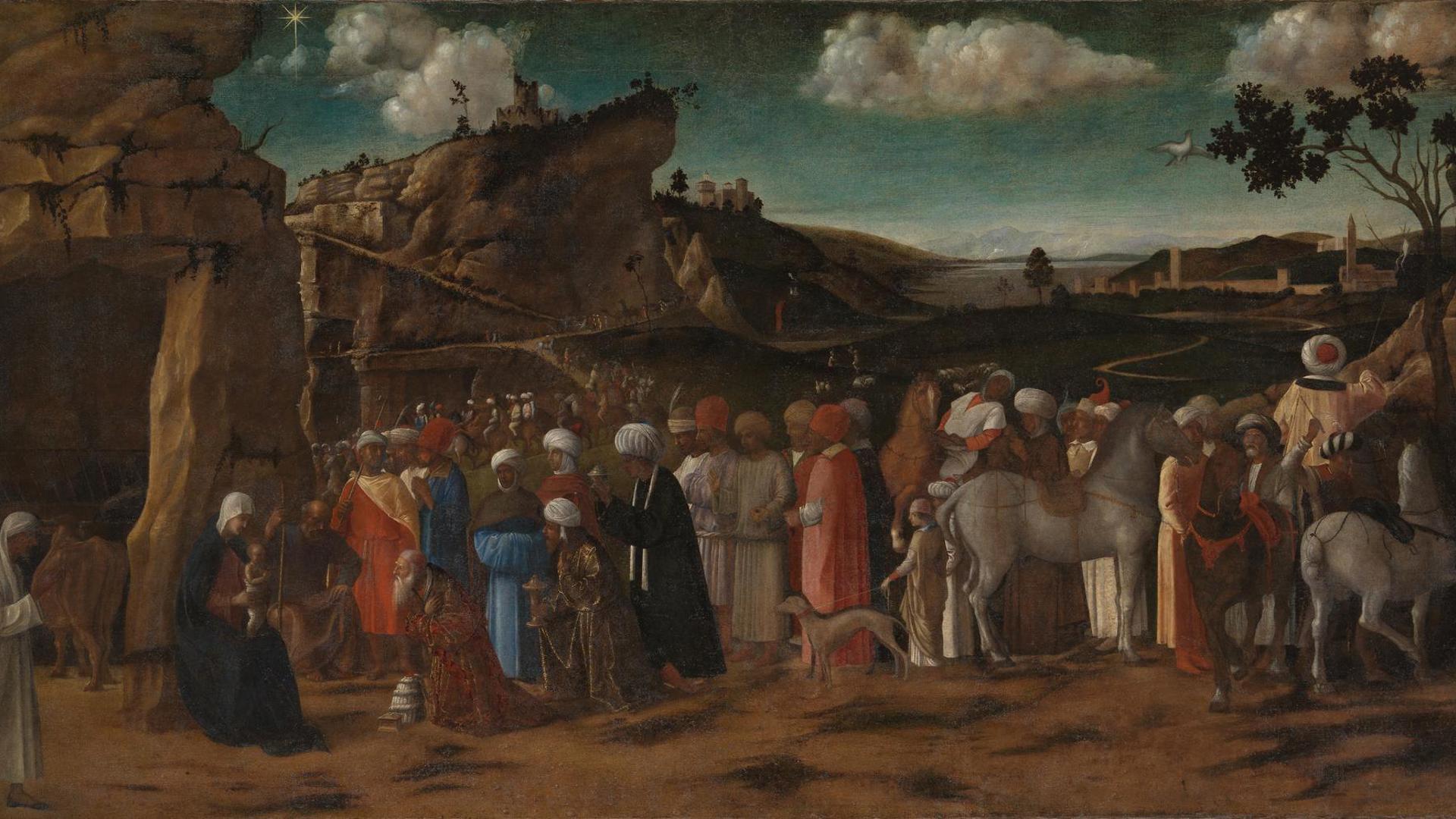 The Adoration of the Kings by Workshop of Giovanni Bellini