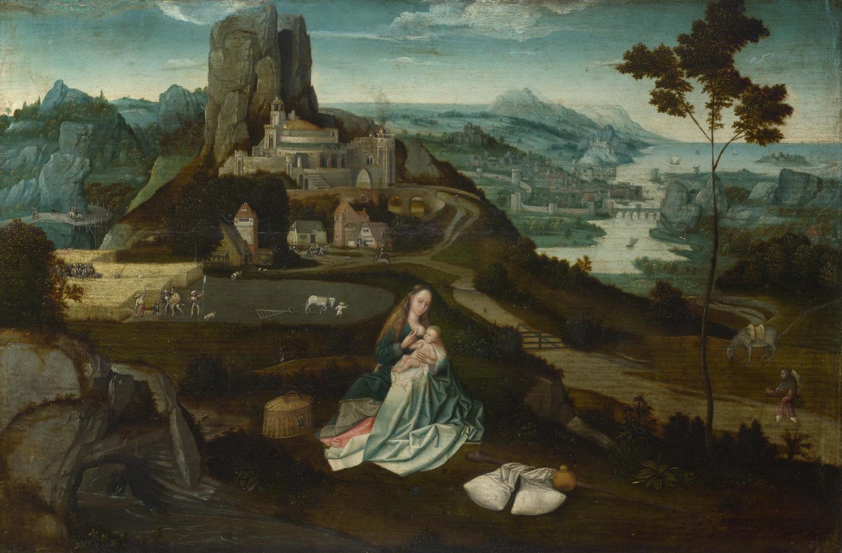 Landscape with the Rest on the Flight into Egypt by Follower of Joachim Patinir