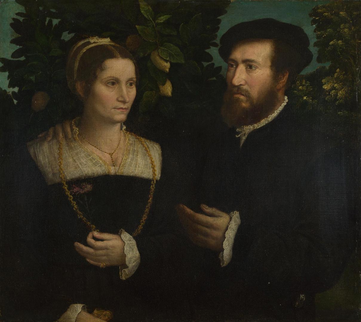 A Man and his Wife by Italian