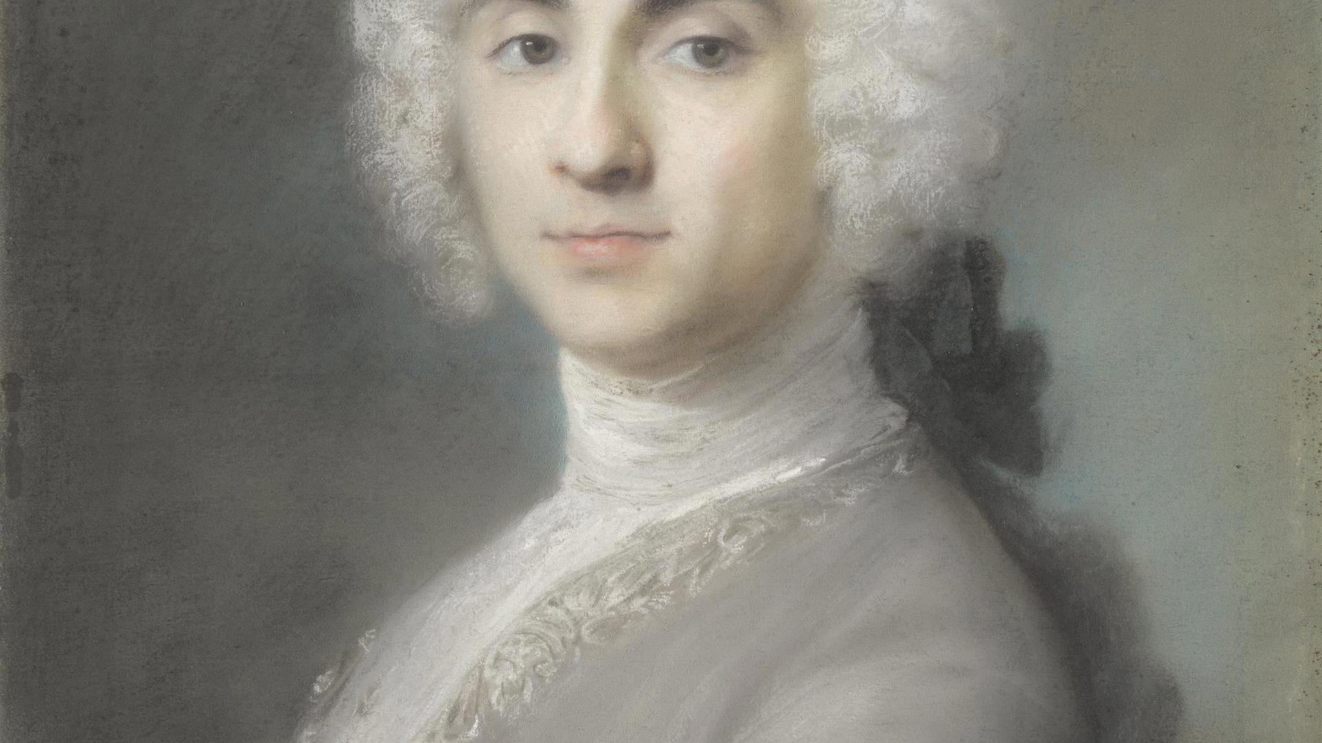 Portrait of a Man by Rosalba Carriera