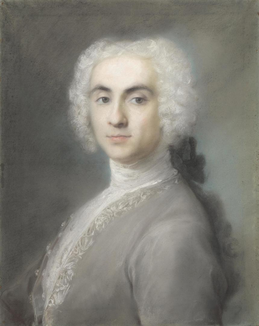 Portrait of a Man by Rosalba Carriera