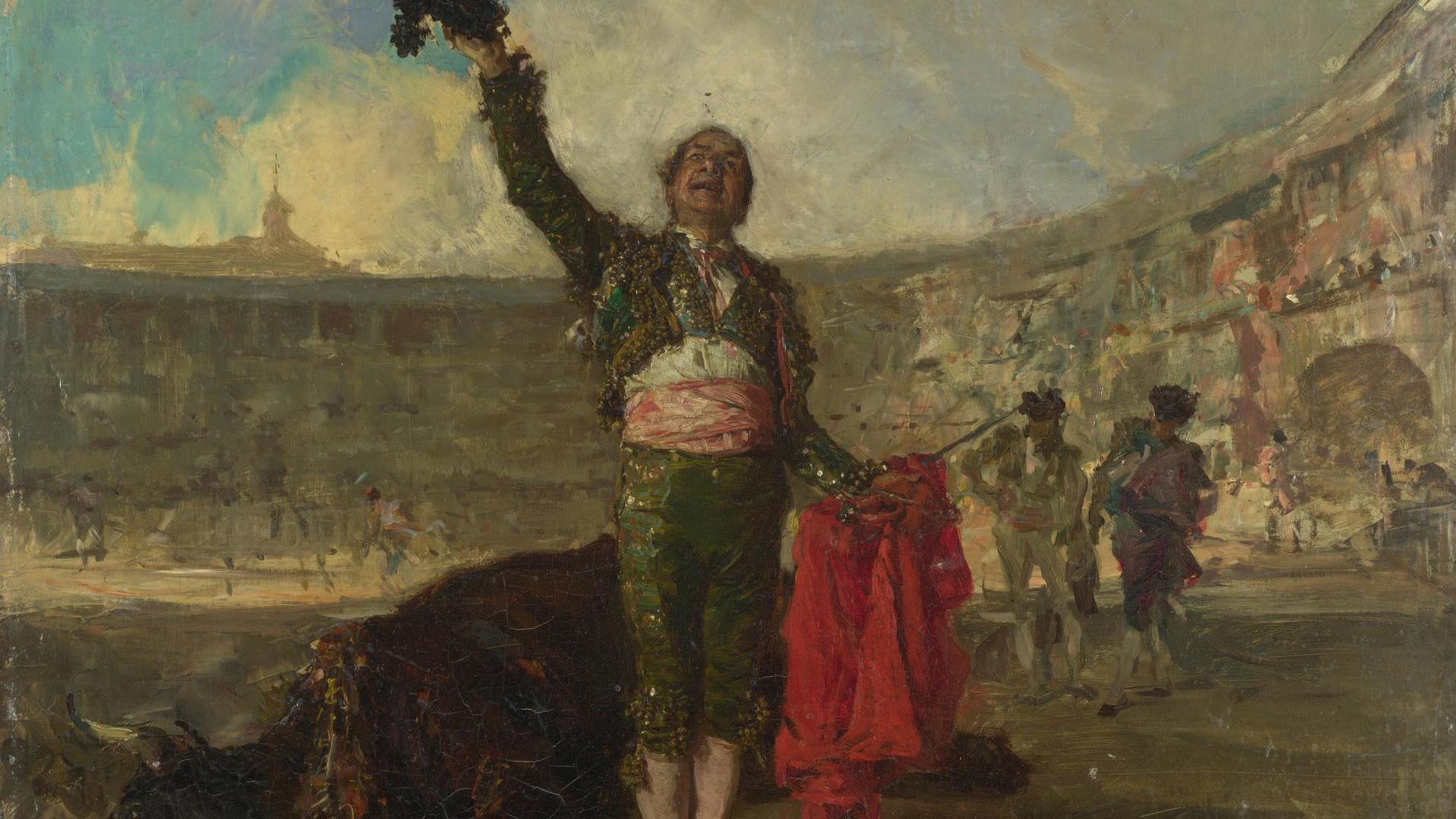 The Bullfighter's Salute by Mariano Fortuny