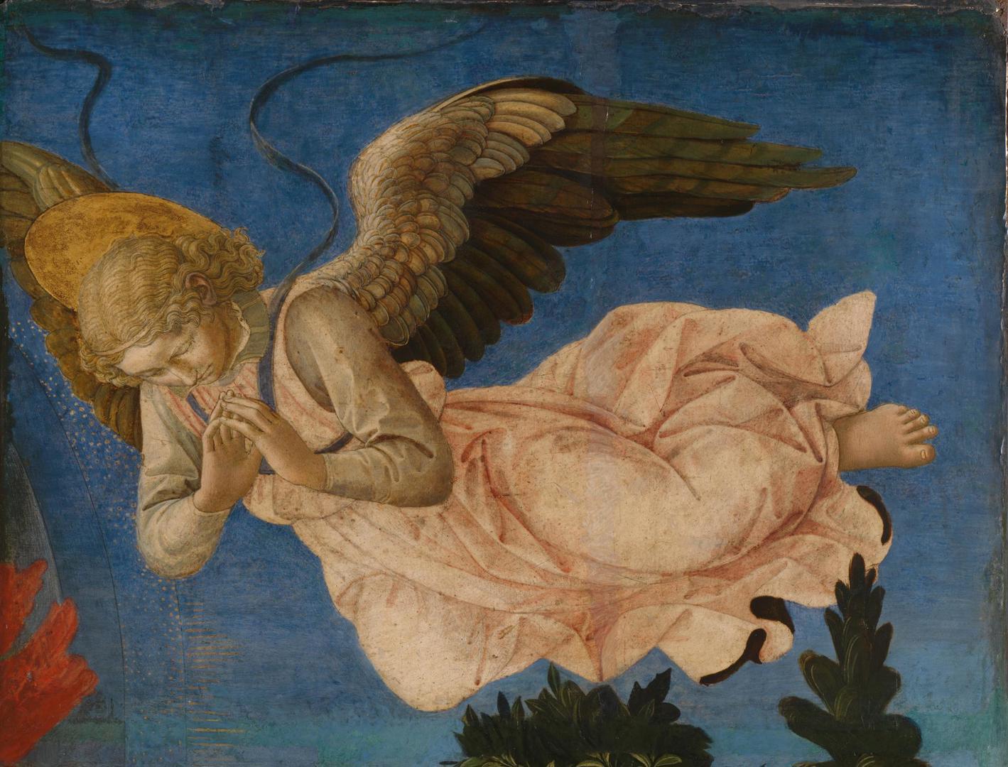 Angel (Right Hand) by Francesco Pesellino, Fra Filippo Lippi and workshop of Fra Filippo Lippi