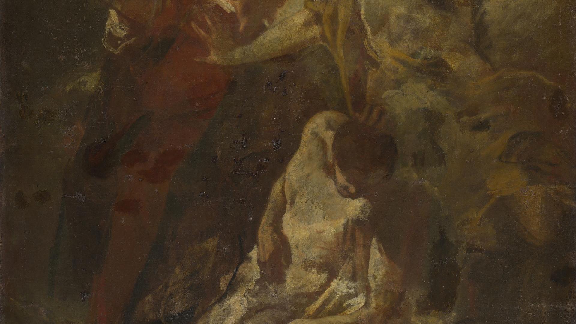 The Sacrifice of Isaac by Giovanni Battista Piazzetta