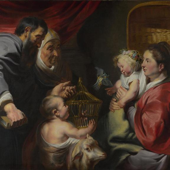 The Virgin and Child with Saint John and his Parents