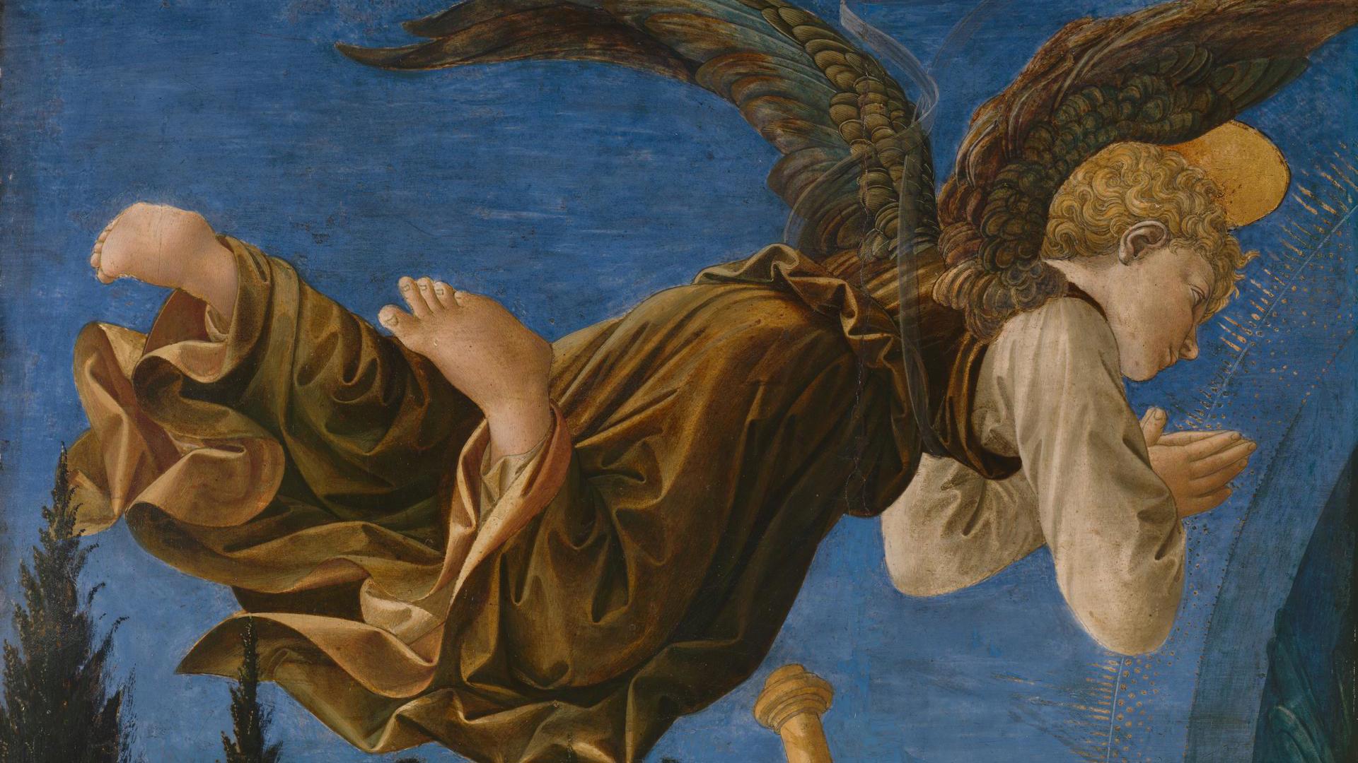 Angel (Left Hand) by Francesco Pesellino and Fra Filippo Lippi and workshop