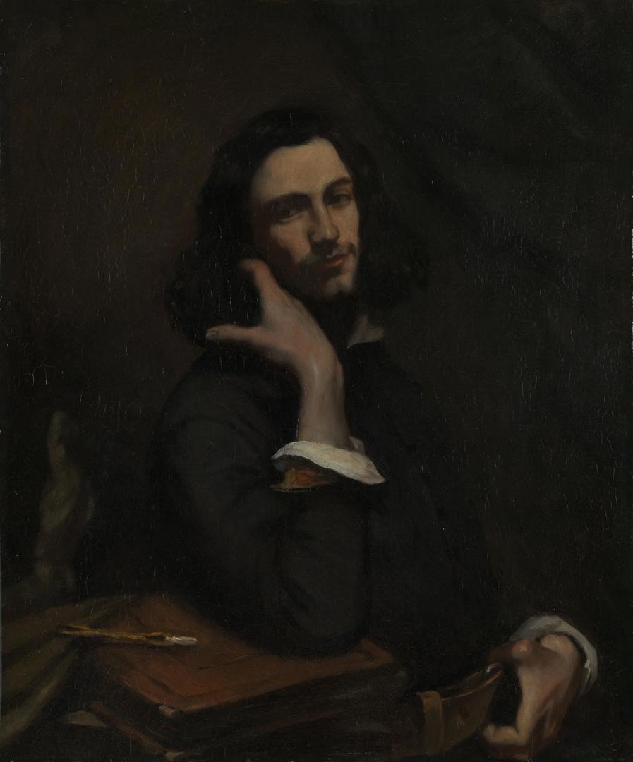 The Man with the Leather Belt: Portrait of the Artist by After Gustave Courbet