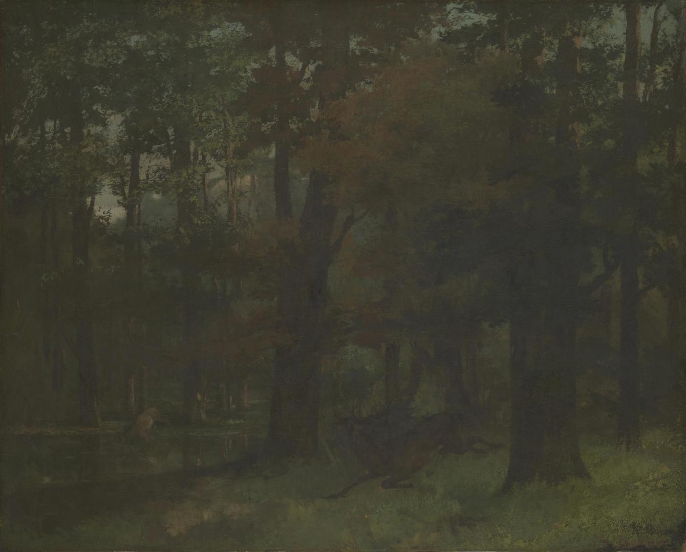 In the Forest by Gustave Courbet