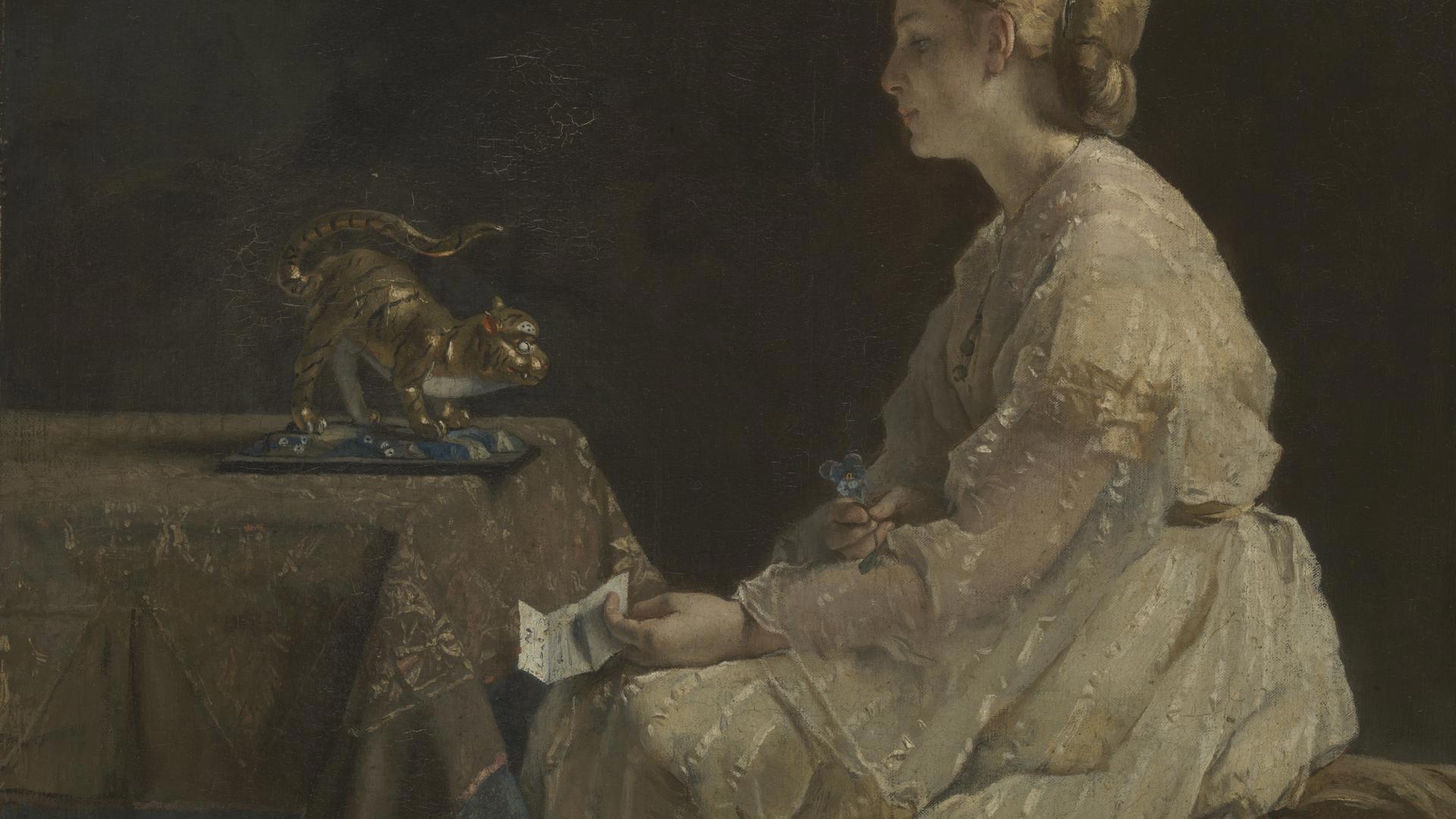 The Present by Alfred Stevens