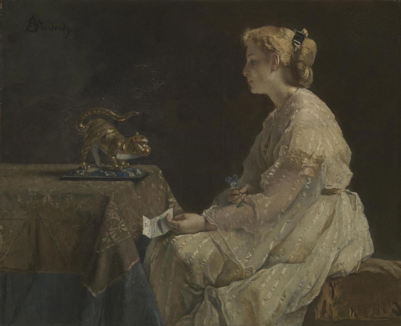 The Present by Alfred Stevens