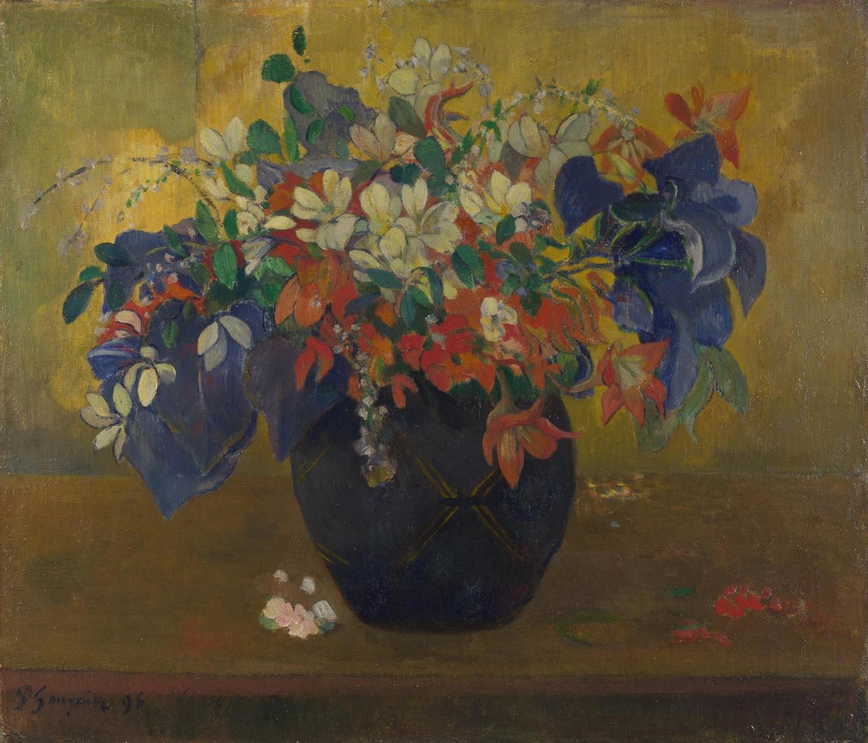 A Vase of Flowers by Paul Gauguin