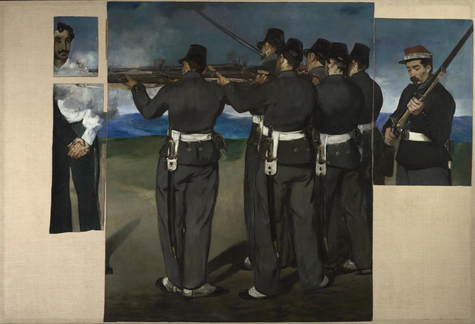 The Execution of Maximilian by Edouard Manet