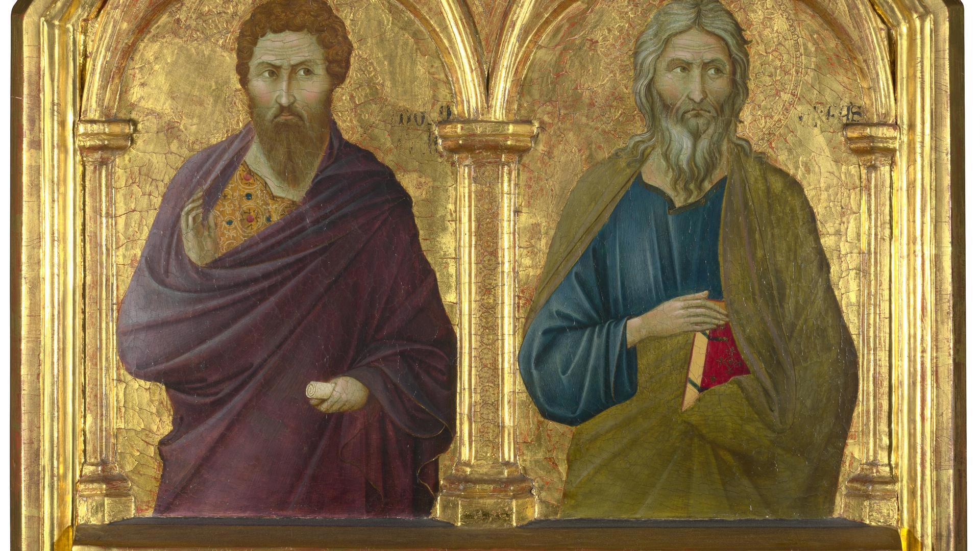 Saints Bartholomew and Andrew by Ugolino di Nerio