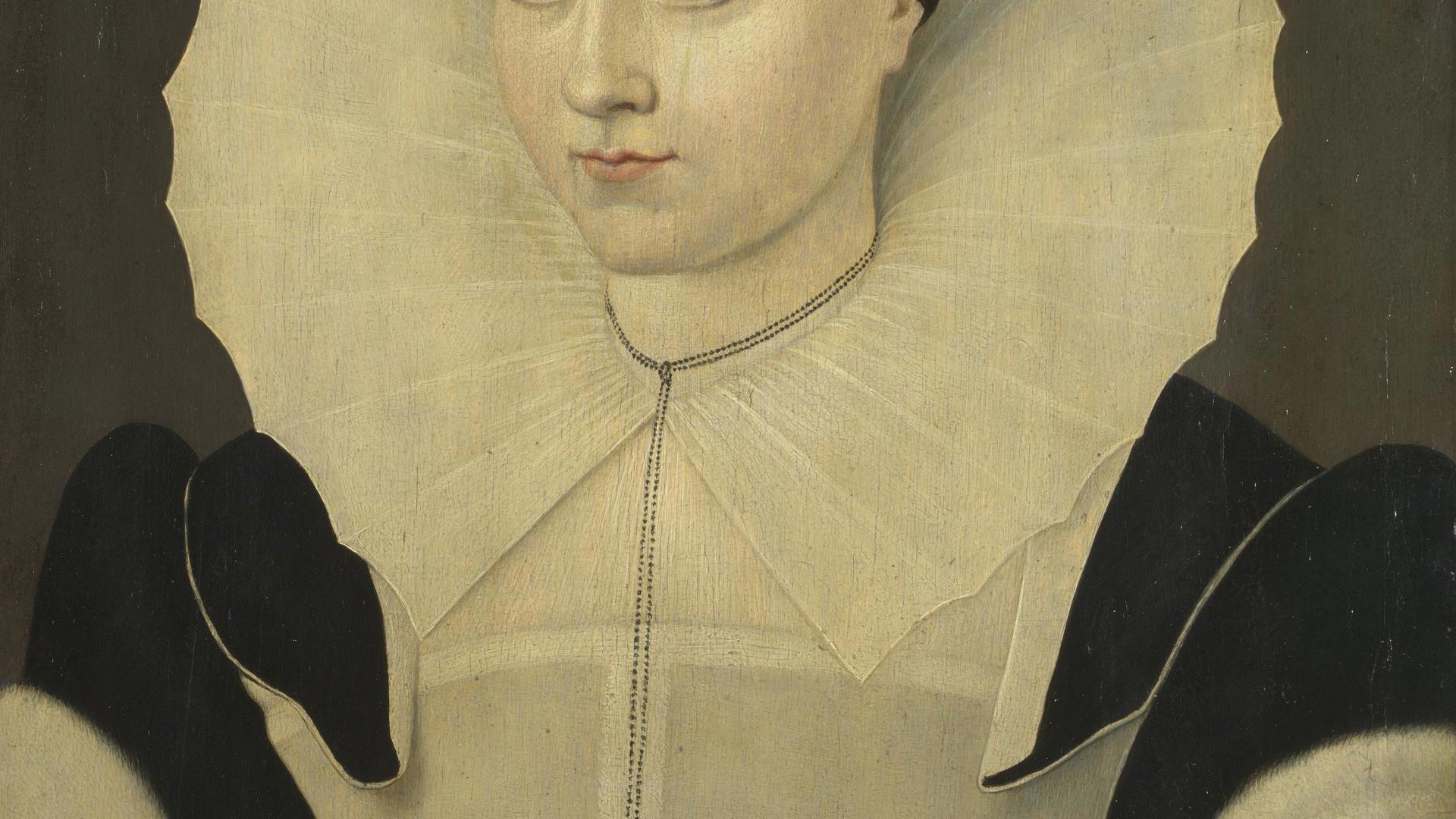 Portrait of a Young Woman by Workshop of François Quesnel