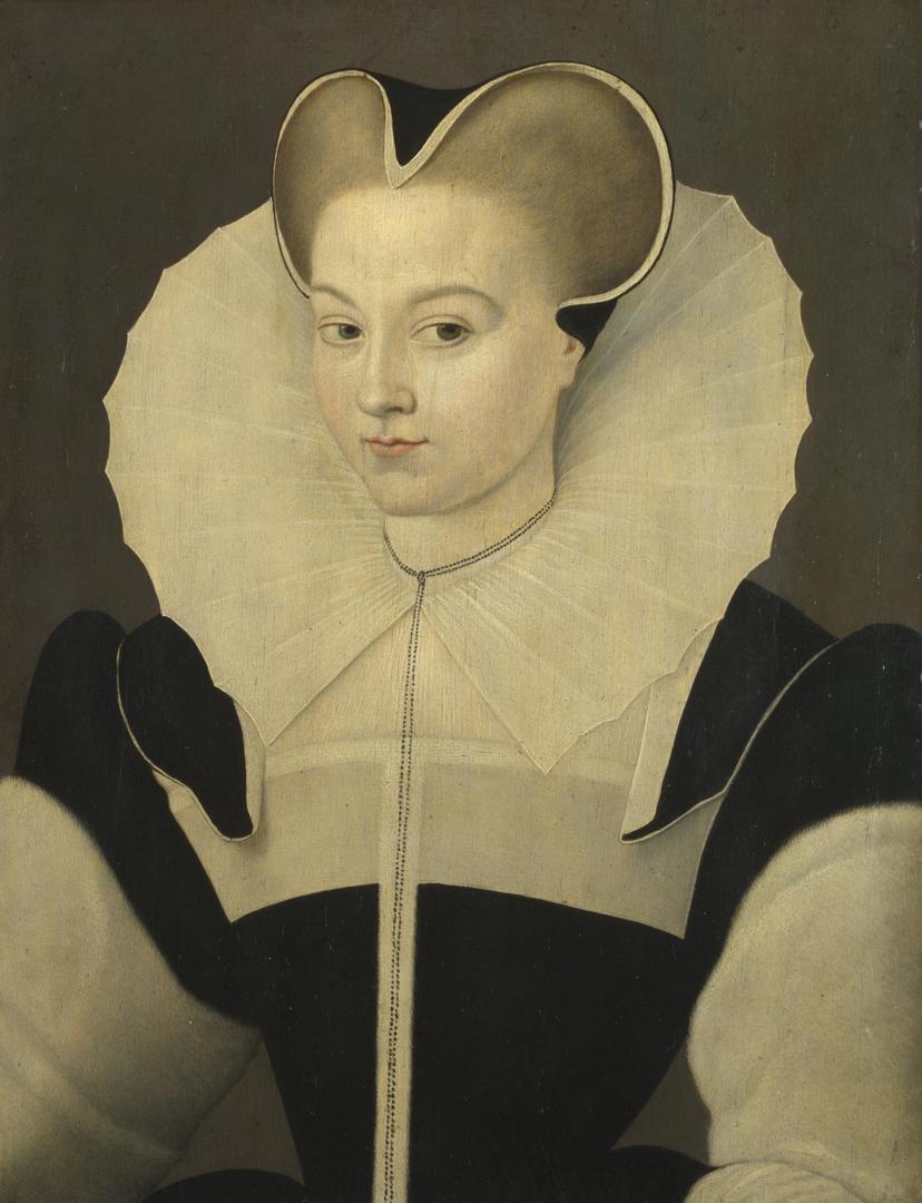 Portrait of a Young Woman by Workshop of François Quesnel
