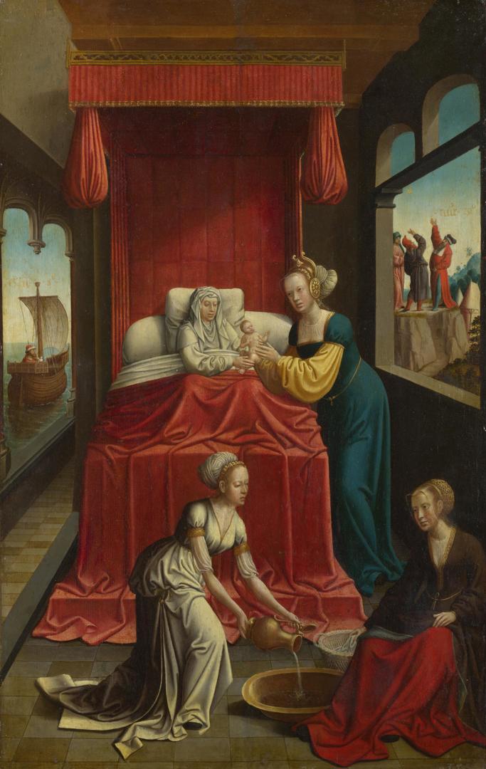 Birth of the Virgin by Follower of Jan Rombouts