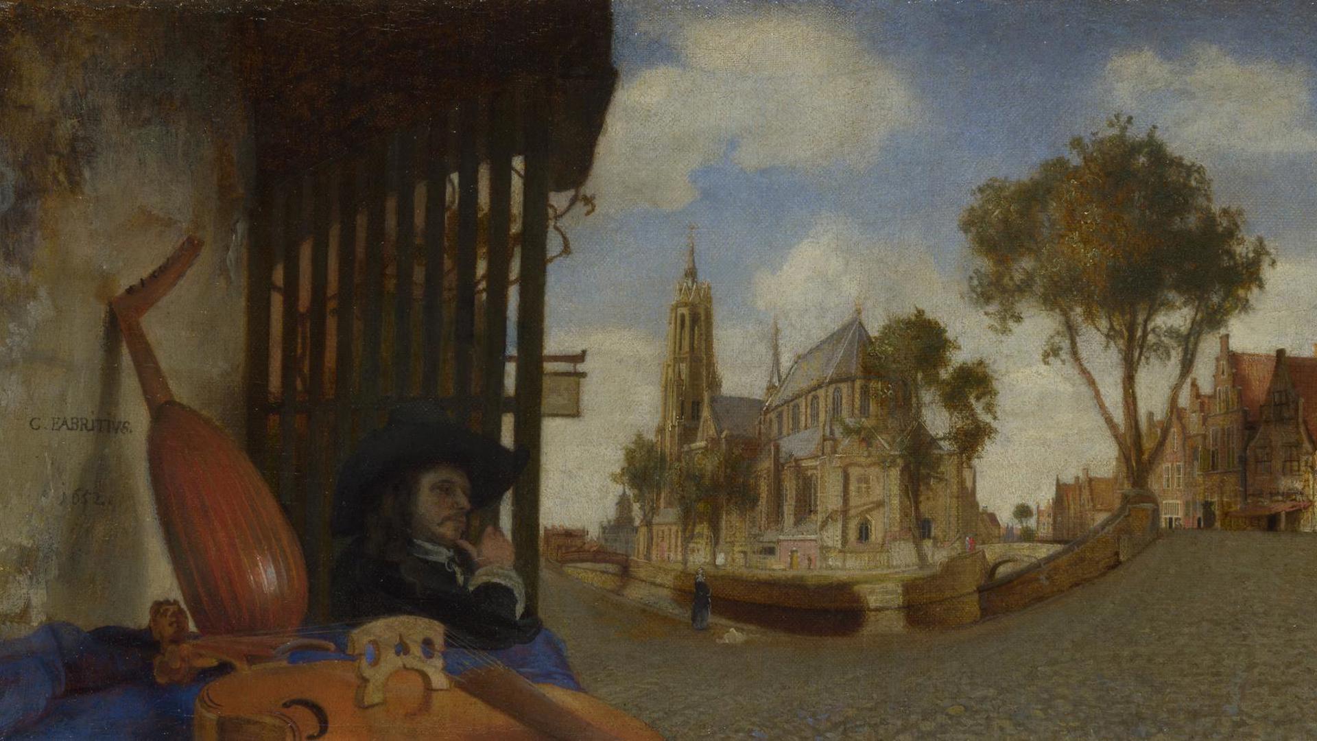 A View of Delft by Carel Fabritius