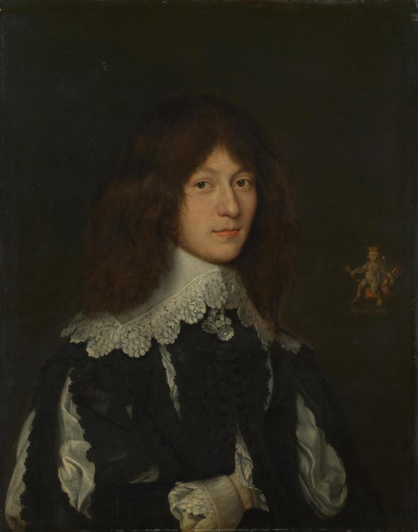 Portrait of a Young Man in Black by Dutch
