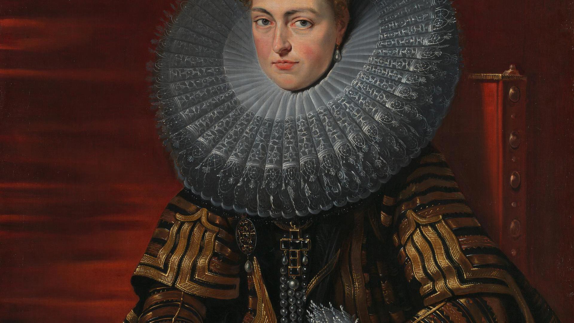 Portrait of the Infanta Isabella by Studio of Peter Paul Rubens