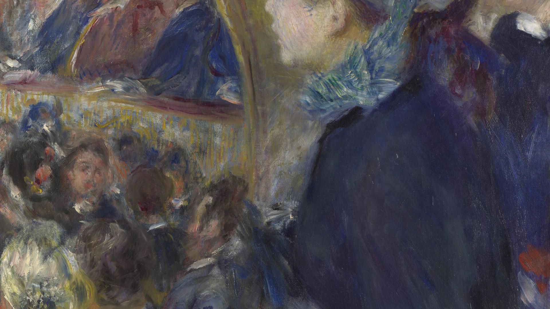 At the Theatre (La Première Sortie) by Pierre-Auguste Renoir
