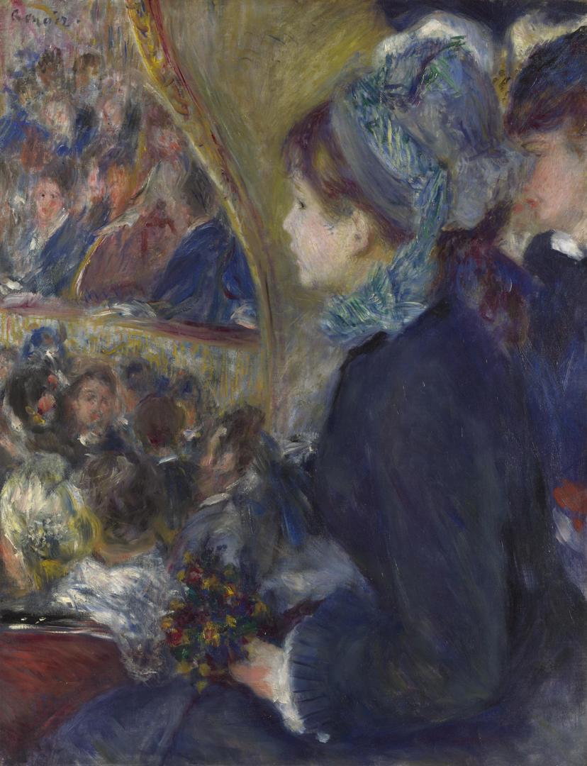 At the Theatre (La Première Sortie) by Pierre-Auguste Renoir