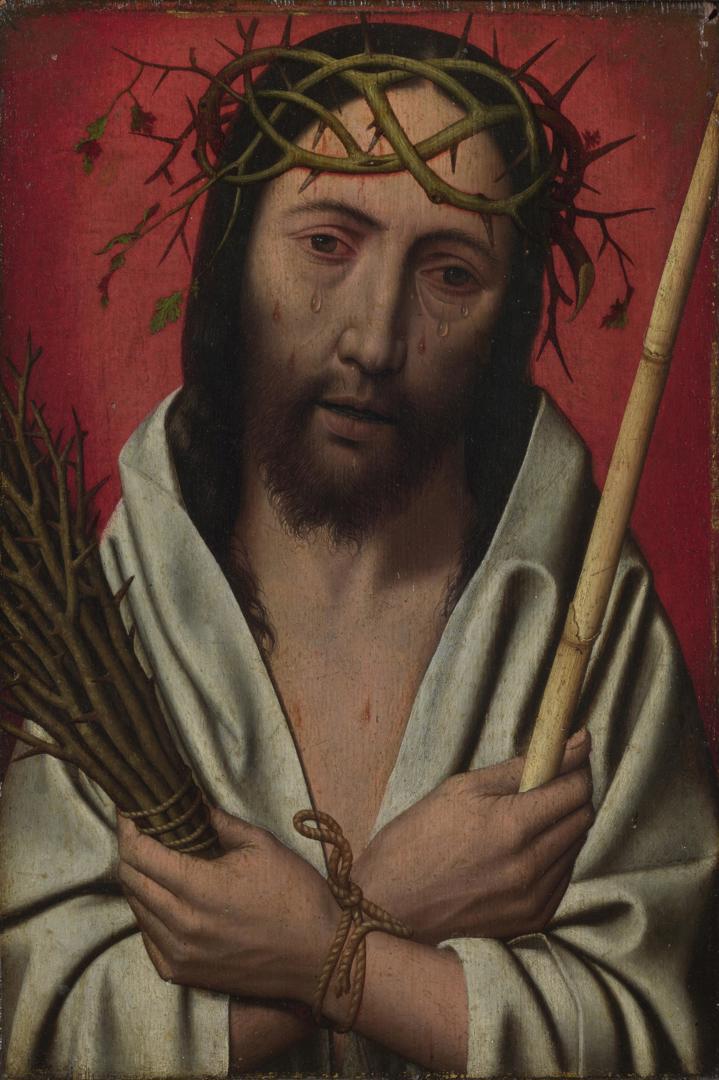 Christ crowned with Thorns by Follower of Jan Mostaert