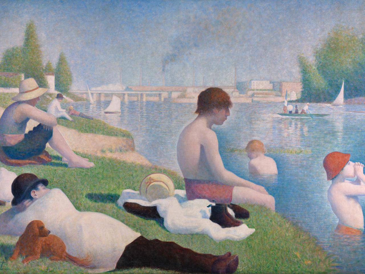 Georges Seurat  Bathers at Asnières  NG10  National Gallery
