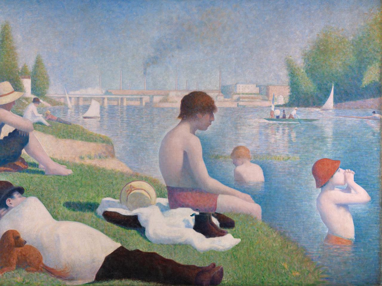 Georges Seurat | Bathers at Asnières | NG3908 | National Gallery, London