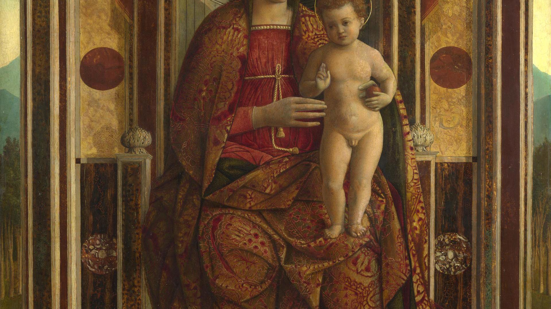 The Virgin and Child Enthroned by Gentile Bellini