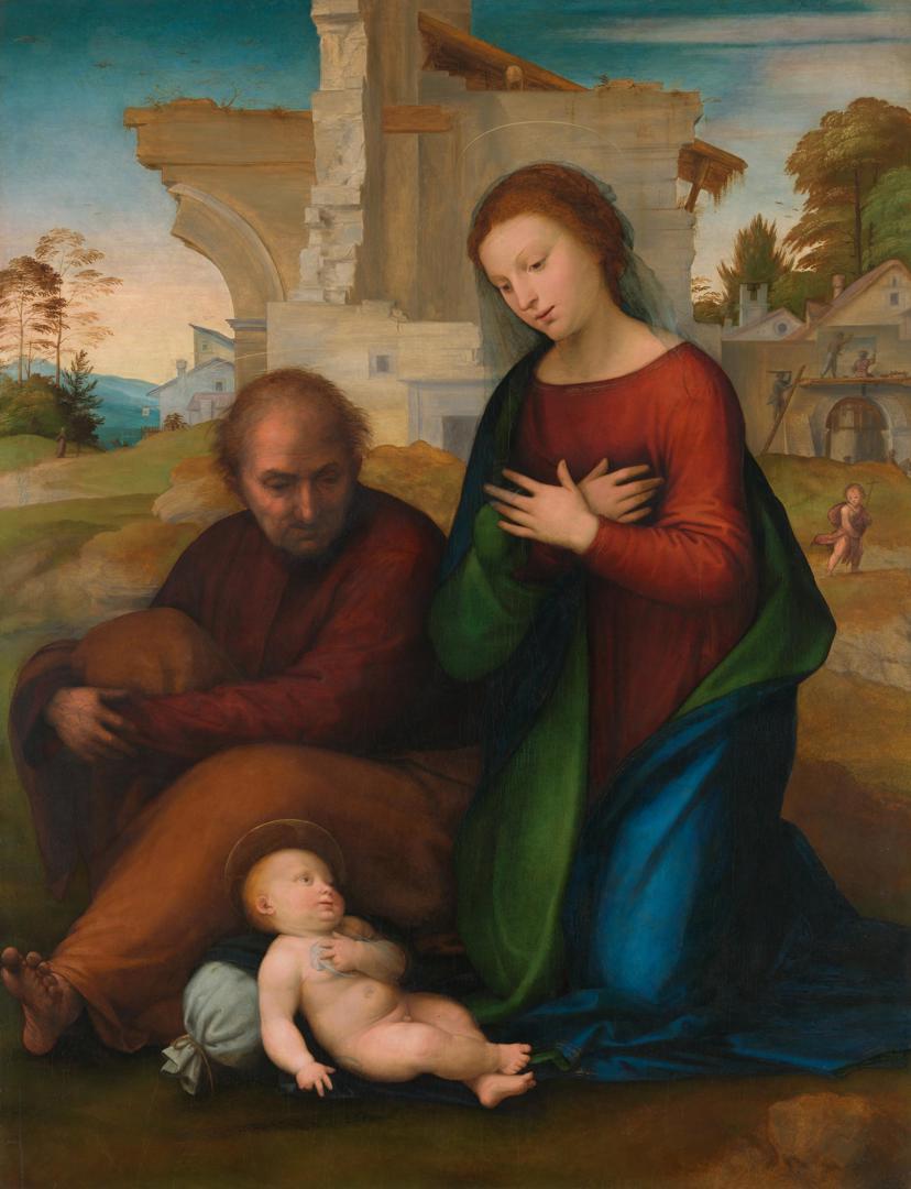 The Virgin adoring the Child with Saint Joseph by Fra Bartolommeo