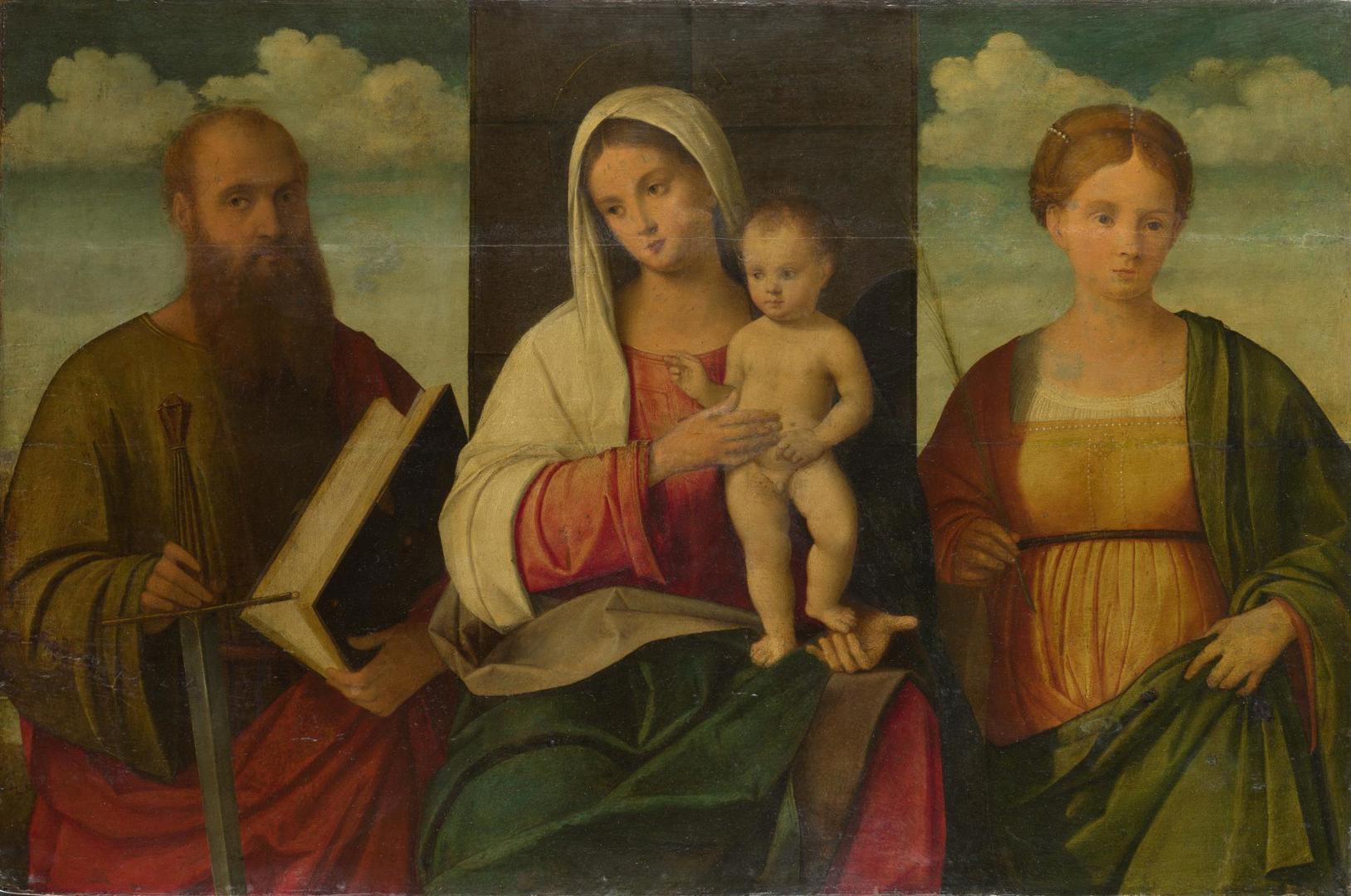The Virgin and Child and Saints by Francesco Bissolo